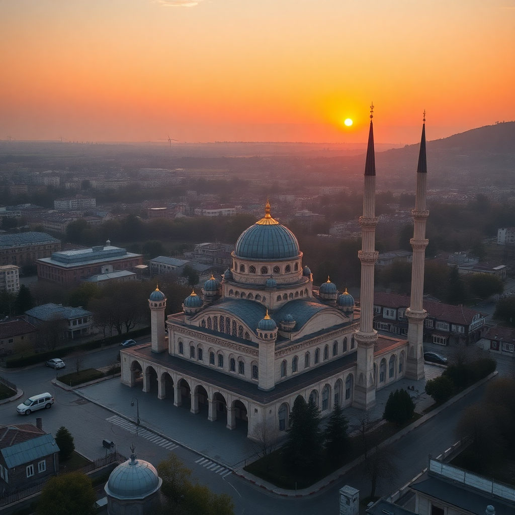 Ankara skyline at sunset